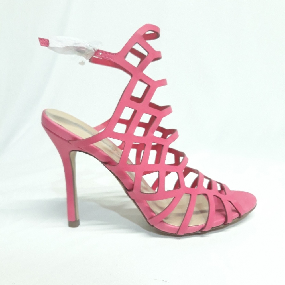 Pink Laser Cut Heels